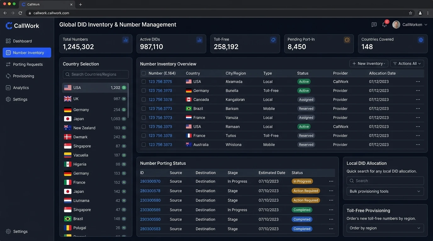 Numbers Infrastructure Live Telemetry Console