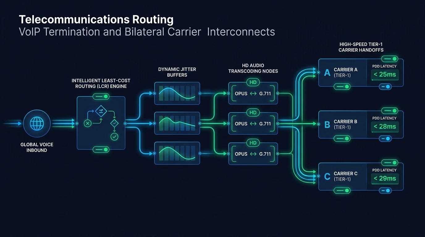DIDWire Wholesale Voice Carrier Interconnect and Bilateral Tier-1 Trunking